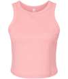 BL1019 (1019) Ladies Micro Rib Racer Tank Top solid pink blend colour image
